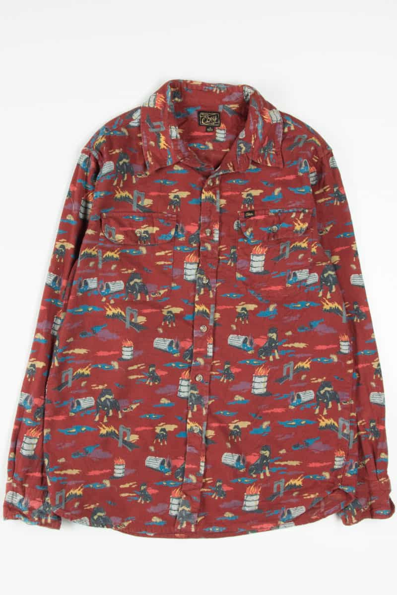 Obey Propoganda Apocalypse Dog Flannel 2914