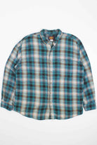 Vintage Teal Flannel Shirt