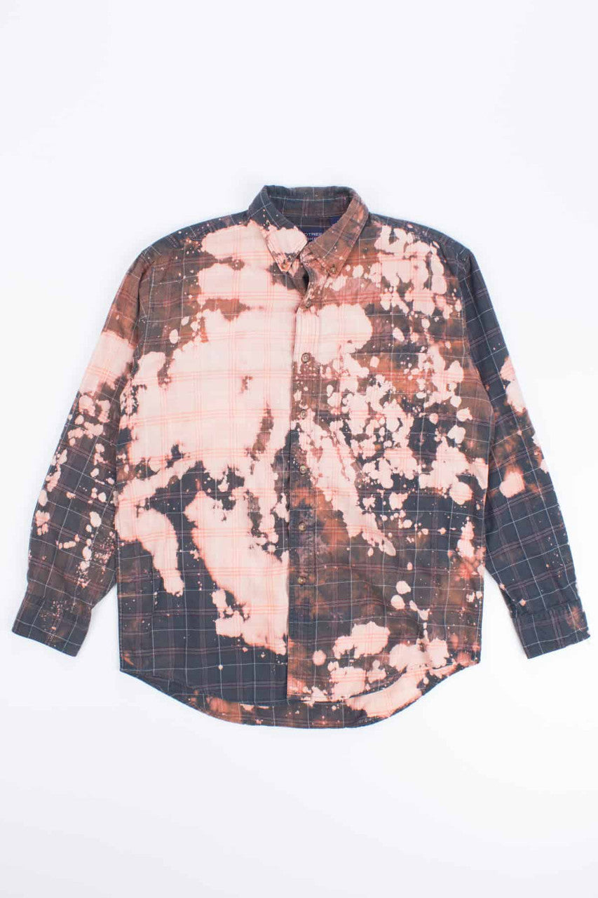 Bleached Vintage Button Up Shirt