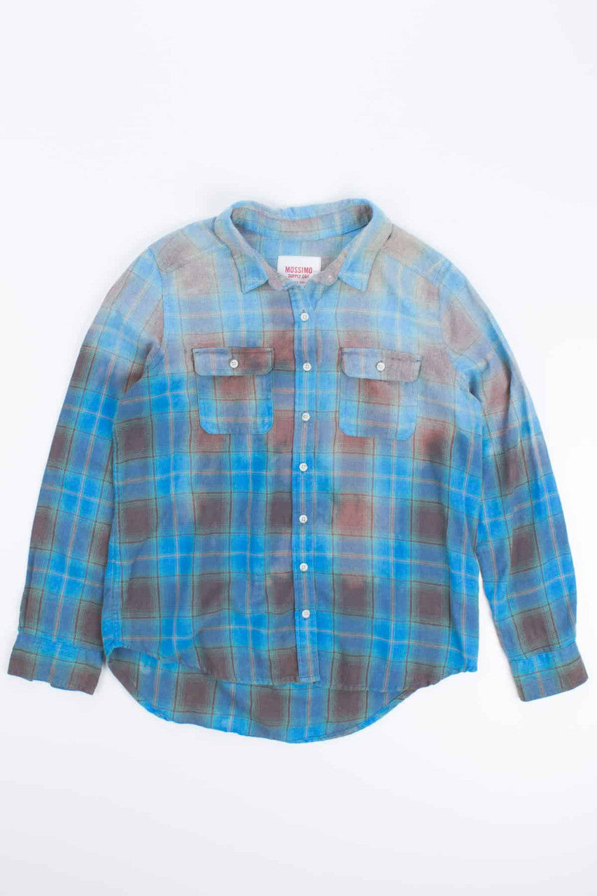 Women's Lightweight Faded Flannel Shirt