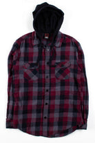 Vintage Hawk Hooded Flannel 3255
