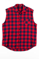 Vintage Sleeveless Flannel 3440