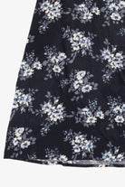 Navy Blue Feruccia Floral Skirt