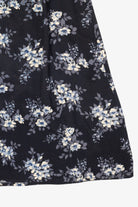 Navy Blue Feruccia Floral Skirt