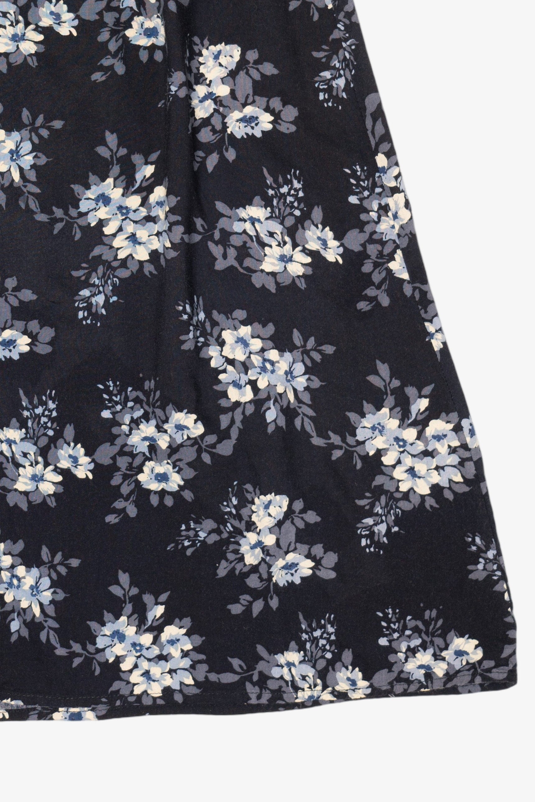 Navy Blue Feruccia Floral Skirt