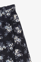Navy Blue Feruccia Floral Skirt