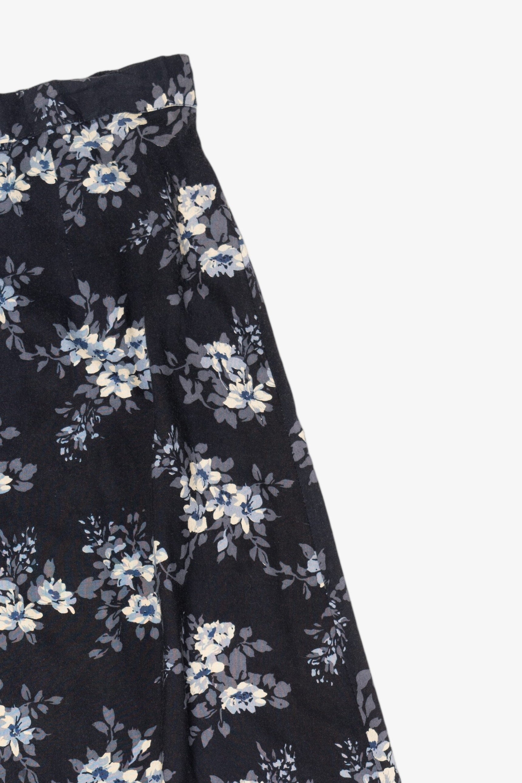 Navy Blue Feruccia Floral Skirt