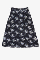 Navy Blue Feruccia Floral Skirt