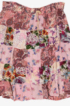 Vintage Pink Just Crossing Patchwork Skirt (1990s)