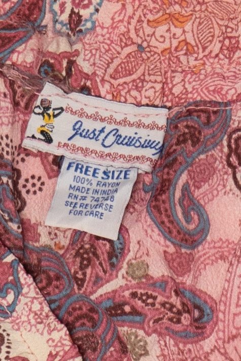 Vintage Pink Just Crossing Patchwork Skirt (1990s)