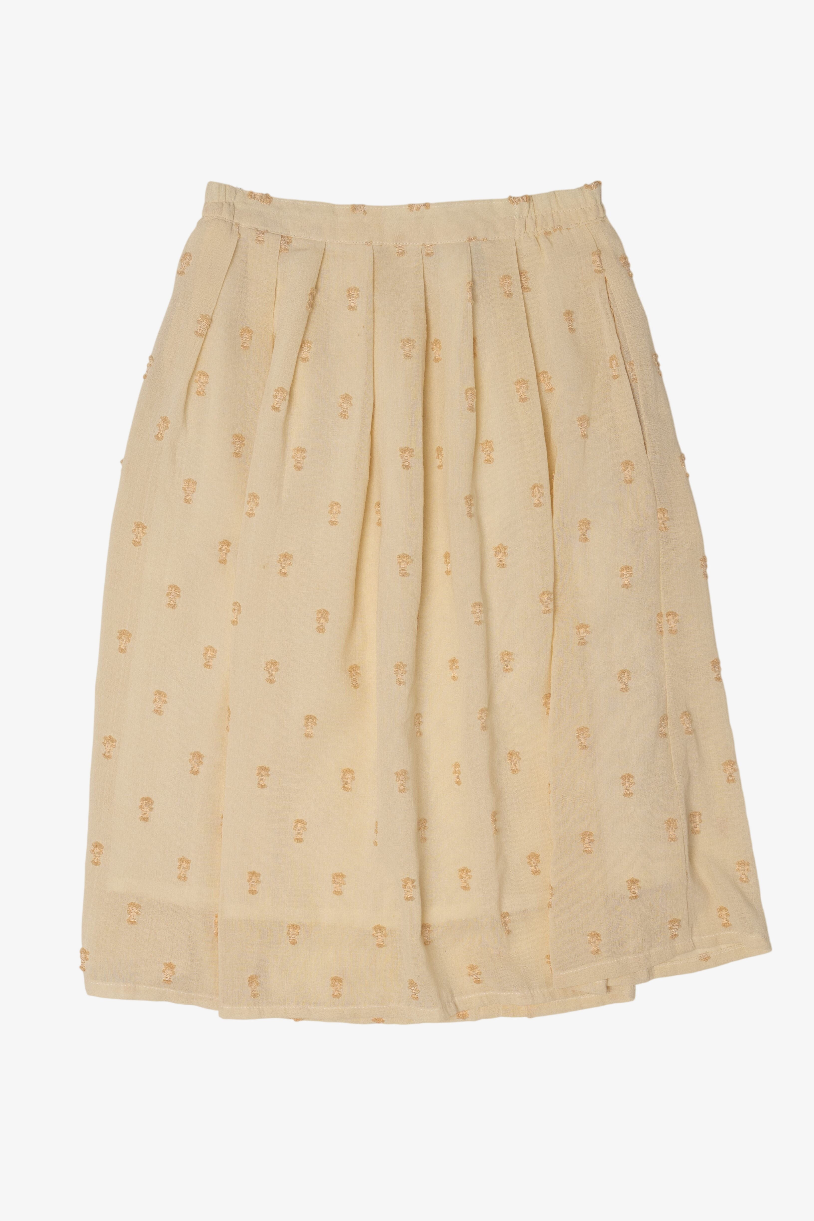 Vintage Vanilla Floral Skirt (1990s)