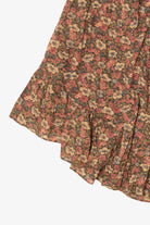 Vintage Liberation California Floral Wide Leg Skirt Pants (1970s)