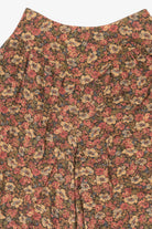 Vintage Liberation California Floral Wide Leg Skirt Pants (1970s)
