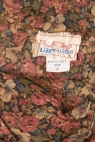 Vintage Liberation California Floral Wide Leg Skirt Pants (1970s)