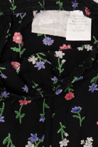 Vintage Black Floral Blair Maxi Skirt (1990s)