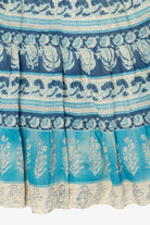Vintage Blue Chaps Tiered Skirt (2000s)