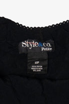 Vintage Navy Blue Style & Co. Skirt (1990s)