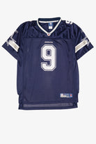 Vintage Navy Blue NFL Dallas Cowboys Tony Romo #9 Jersey(2000s)