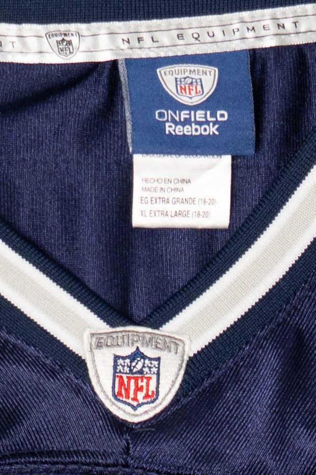 Vintage Navy Blue NFL Dallas Cowboys Tony Romo #9 Jersey(2000s)