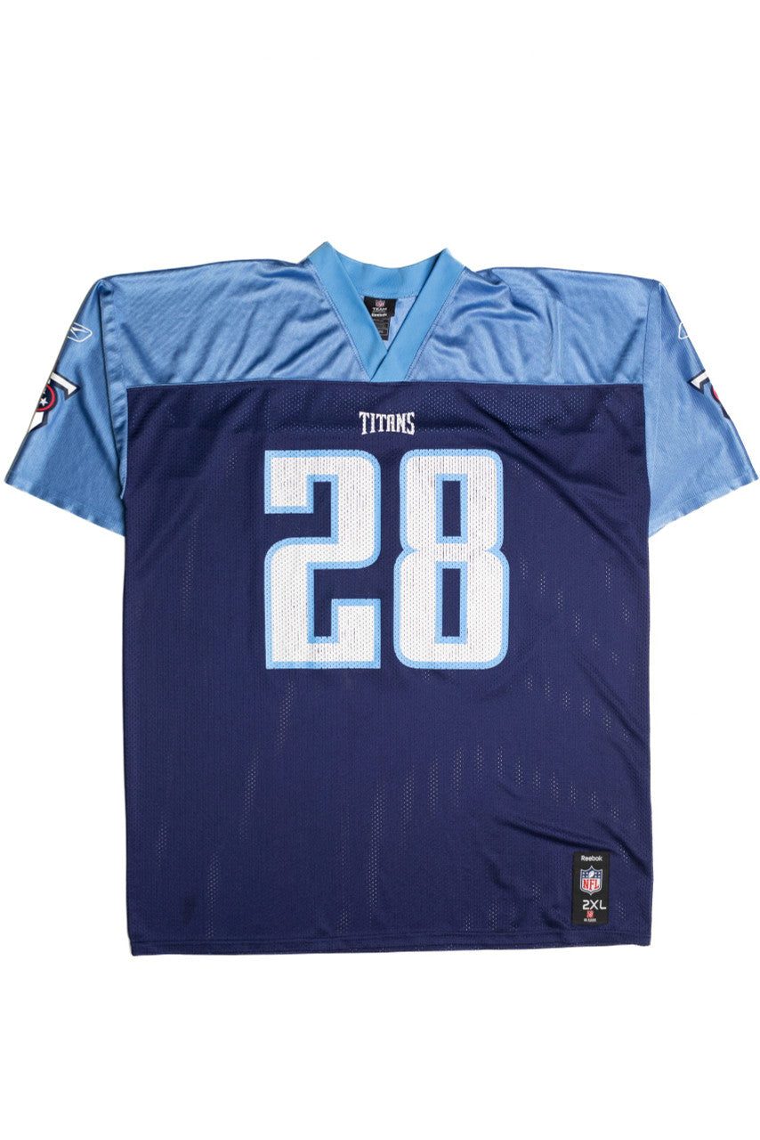 Titans #28 Reebok Football Jersey