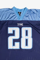 Titans #28 Reebok Football Jersey