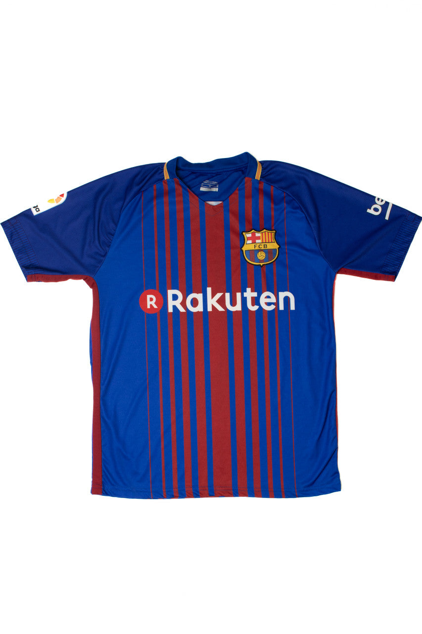 Messi #10 FCB Barcelona Bootleg Soccer Jersey