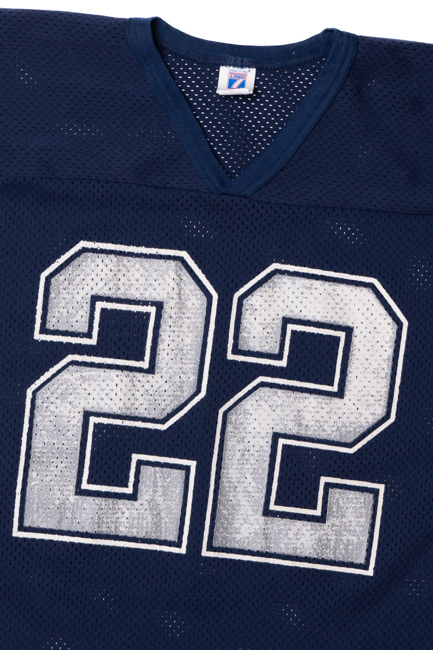Vintage Dallas Cowboys #22 Emmitt Smith Logo 7 Sports Mesh Football Jersey
