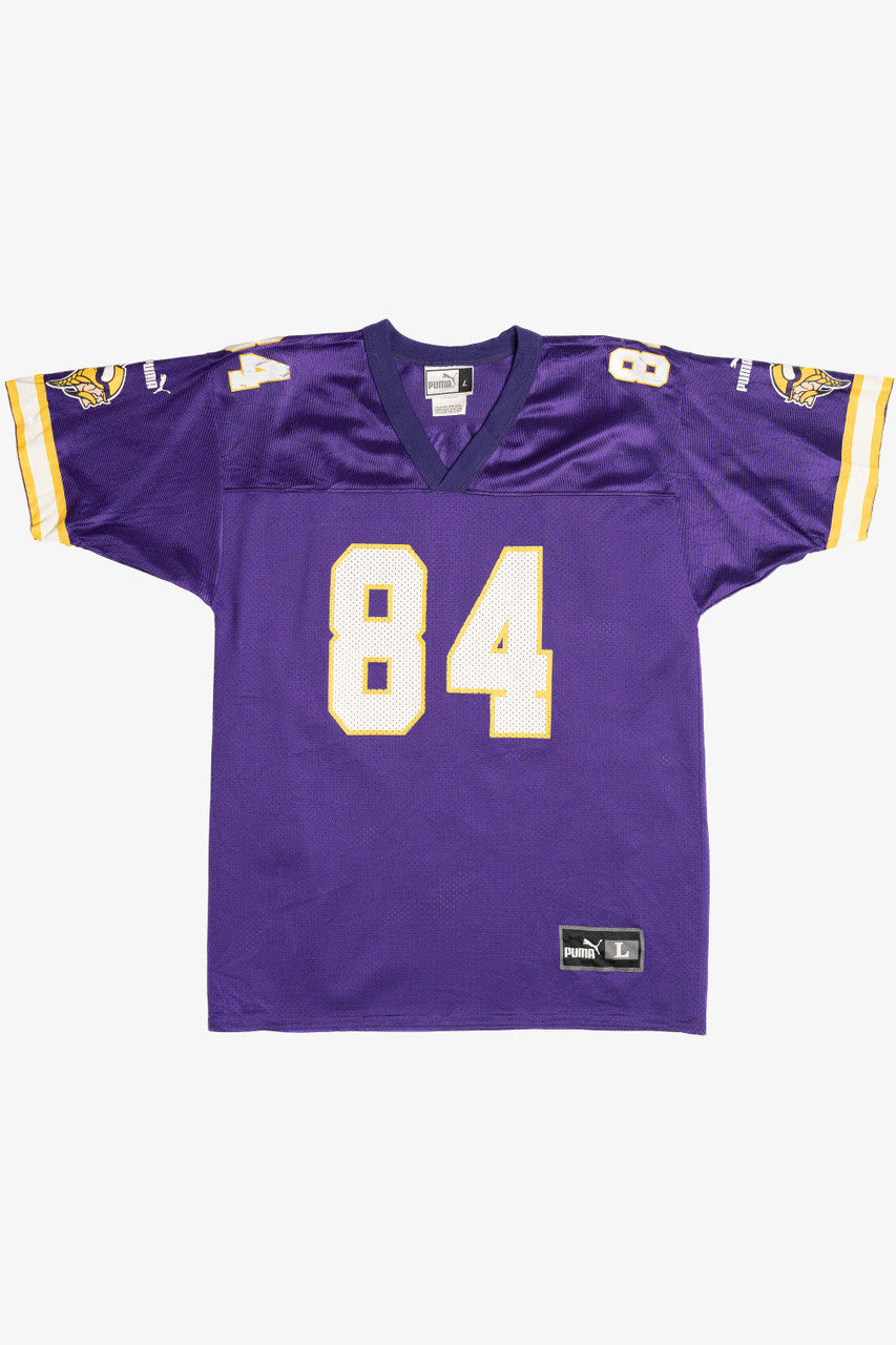 Vintage Vikings Randy Moss 84 Puma Football Jersey (2000s)