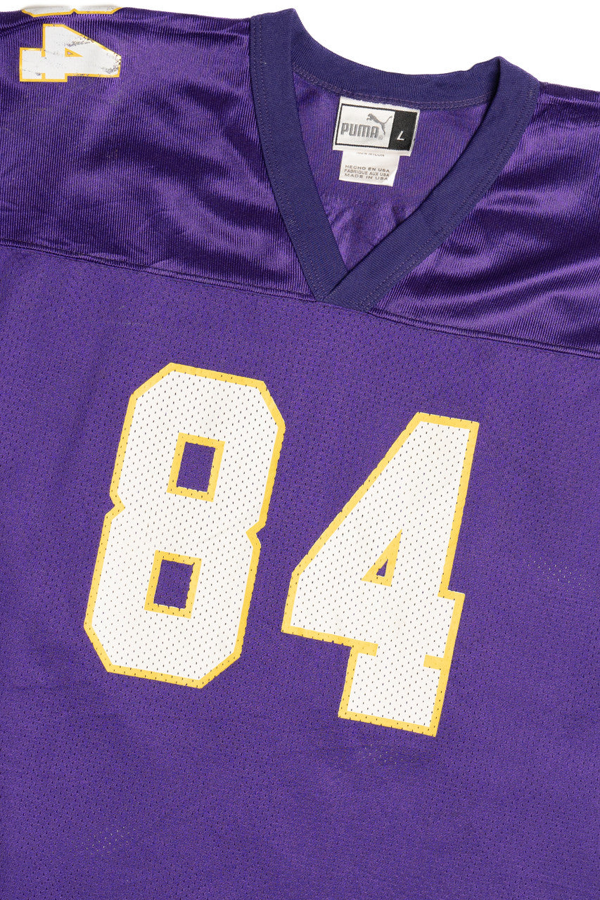 Vintage Vikings Randy Moss 84 Puma Football Jersey (2000s)