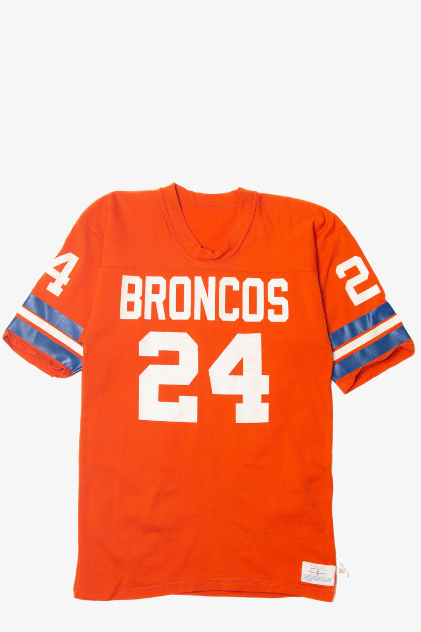Vintage NFL Willie Brown "Broncos 24" Football Jersey (1970s)