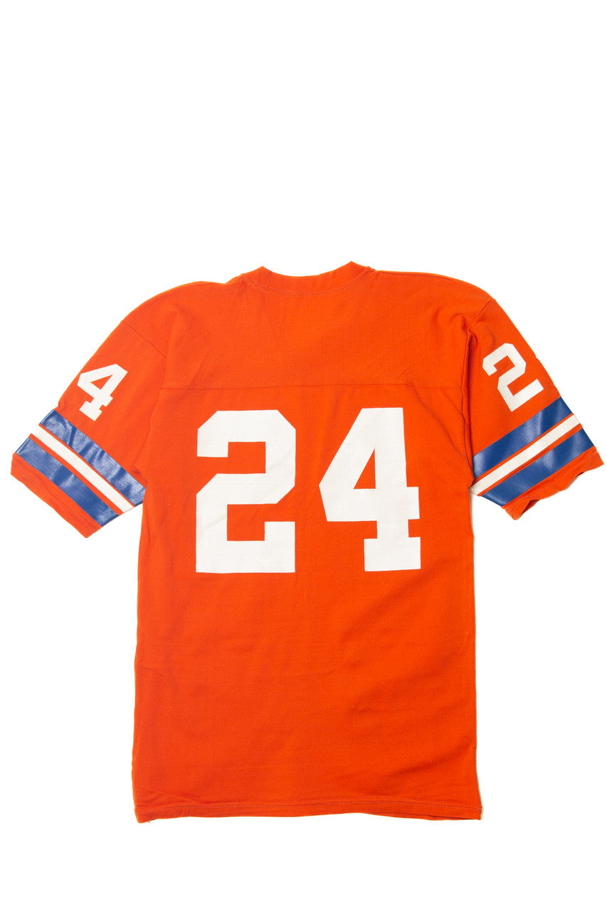 Vintage NFL Willie Brown "Broncos 24" Football Jersey (1970s)