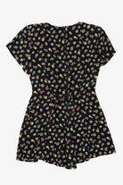 Vintage Scarlett Black Floral Romper (1990s)