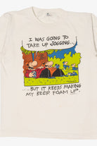 Vintage Frank And Ernest Comic "I Was Going To Take up Jogging..." Funny T-Shirt (1970s)