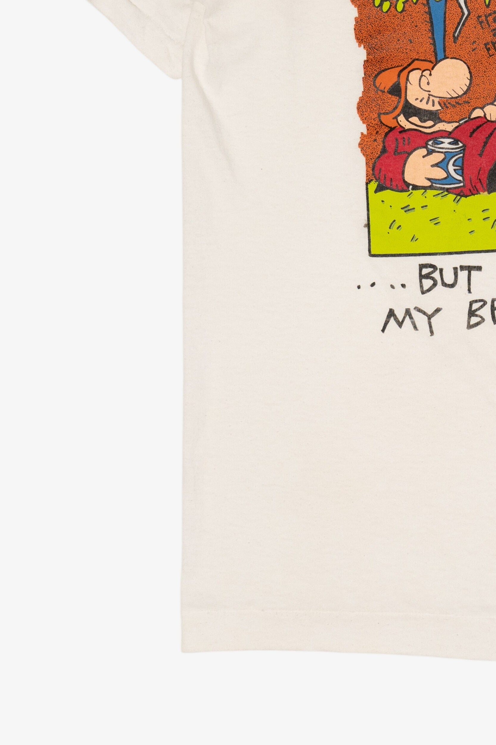Vintage Frank And Ernest Comic "I Was Going To Take up Jogging..." Funny T-Shirt (1970s)