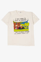 Vintage Frank And Ernest Comic "I Was Going To Take up Jogging..." Funny T-Shirt (1970s)