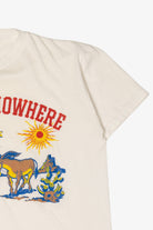 Vintage "Middle Of Nowhere" Camp Blanding Funny T-Shirt (1980s)