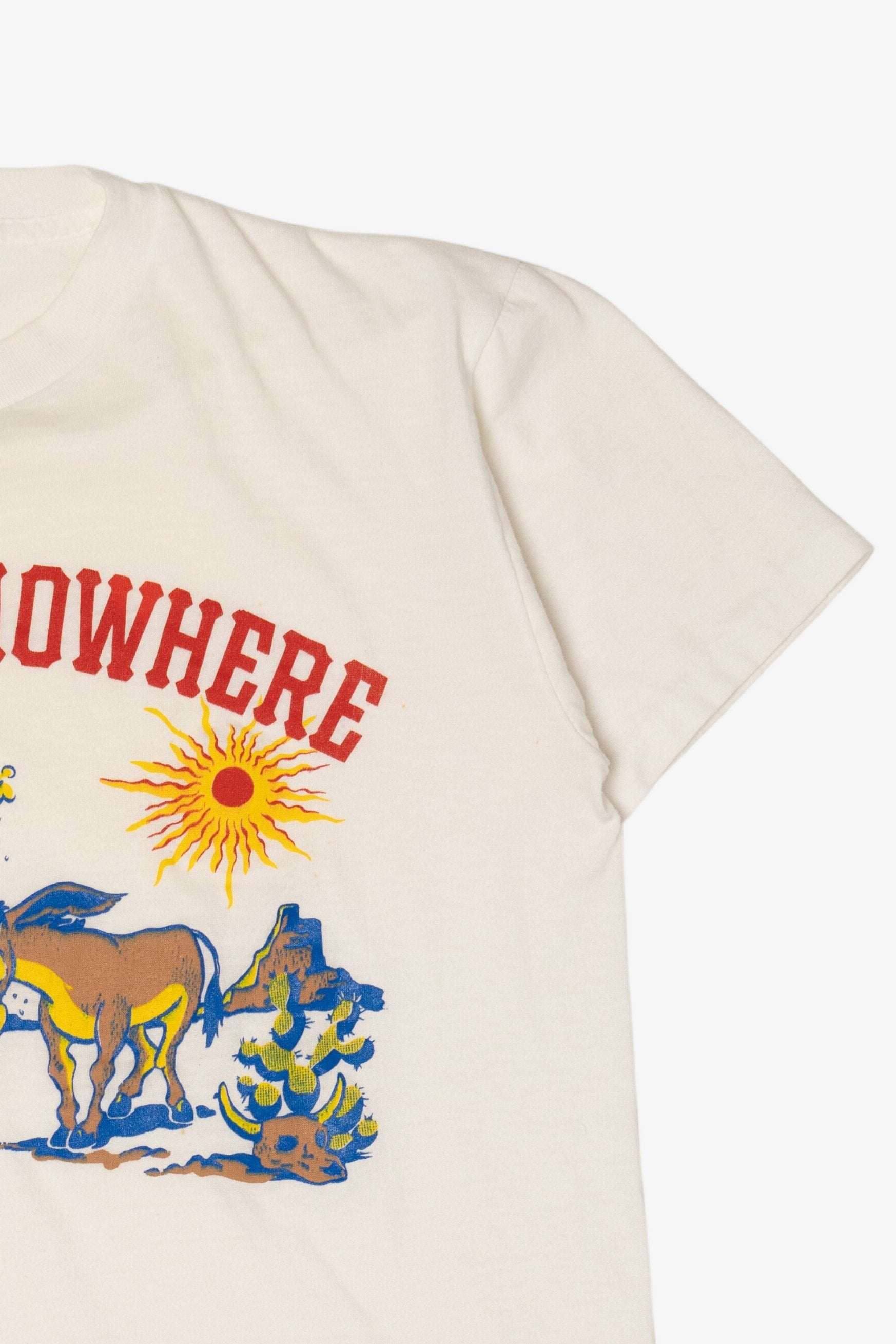 Vintage "Middle Of Nowhere" Camp Blanding Funny T-Shirt (1980s)