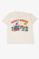 Vintage "Middle Of Nowhere" Camp Blanding Funny T-Shirt (1980s)