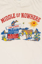Vintage "Middle Of Nowhere" Camp Blanding Funny T-Shirt (1980s)