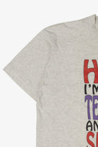 Vintage "Help! I'm On The Telephone And I Can't Shut Up" Funny T-Shirt (1990s)