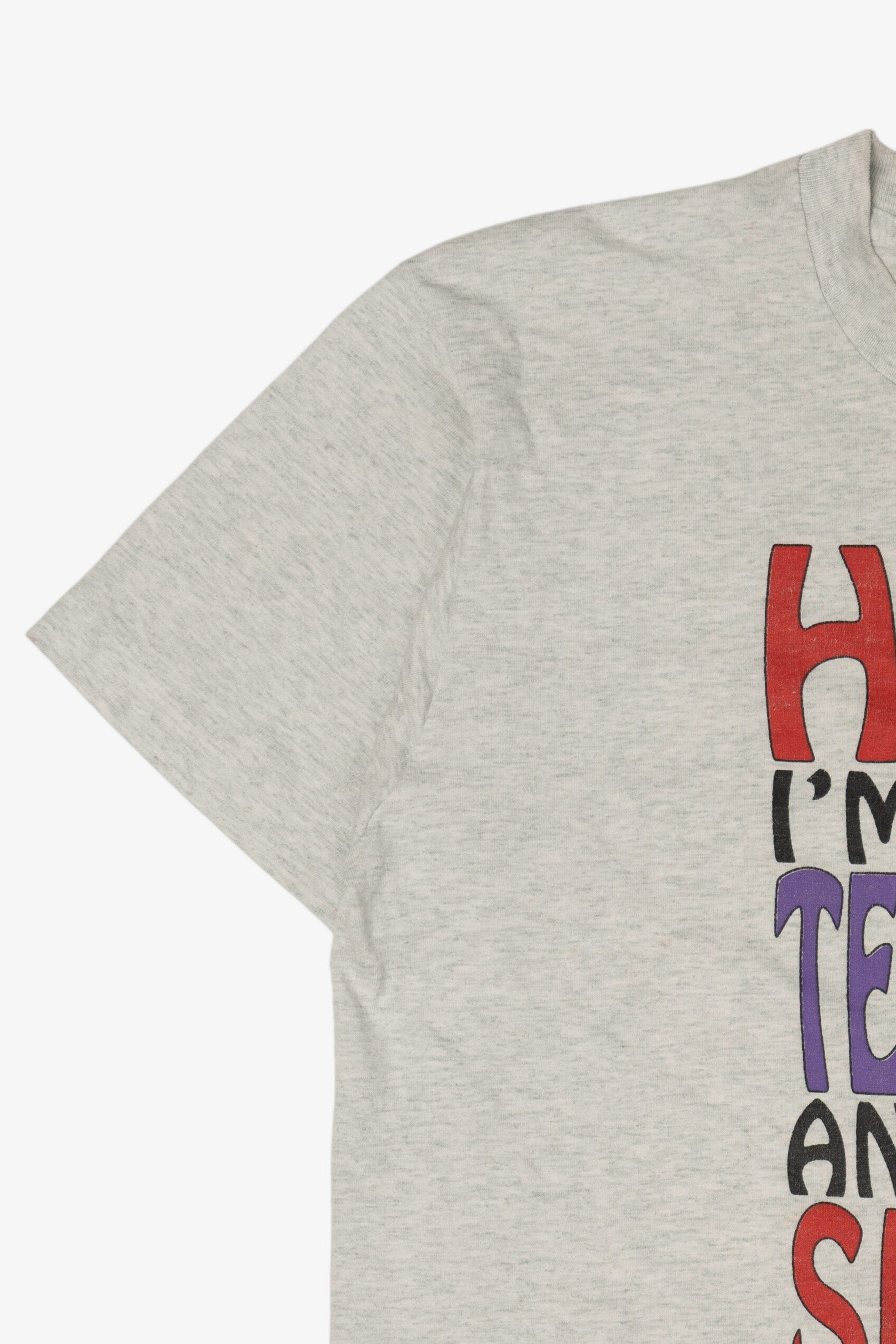 Vintage "Help! I'm On The Telephone And I Can't Shut Up" Funny T-Shirt (1990s)