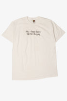 Vintage "Make A Femme Happy- Take Her Shopping" Funny T-Shirt (1990s)