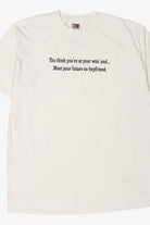 Vintage "Future Ex-Boyfriend" Funny T-Shirt (1990s)