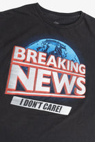 "Breaking News I Don't Care!" Funny T-Shirt (2010s)