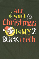 Buc-ee's "All I Want For Christmas Is My Two Buck Teeth" T-Shirt (2010s)