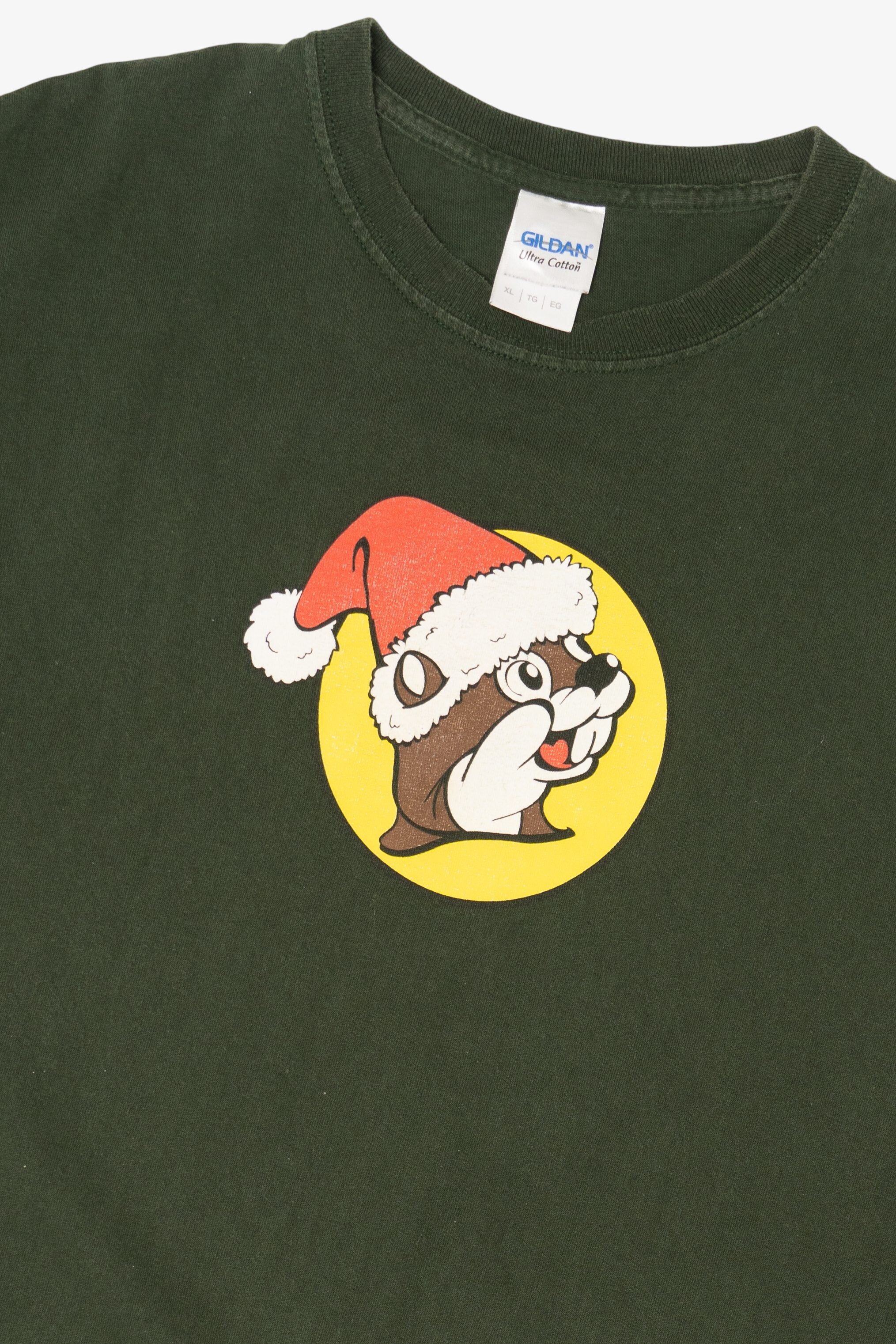 Buc-ee's "All I Want For Christmas Is My Two Buck Teeth" T-Shirt (2010s)