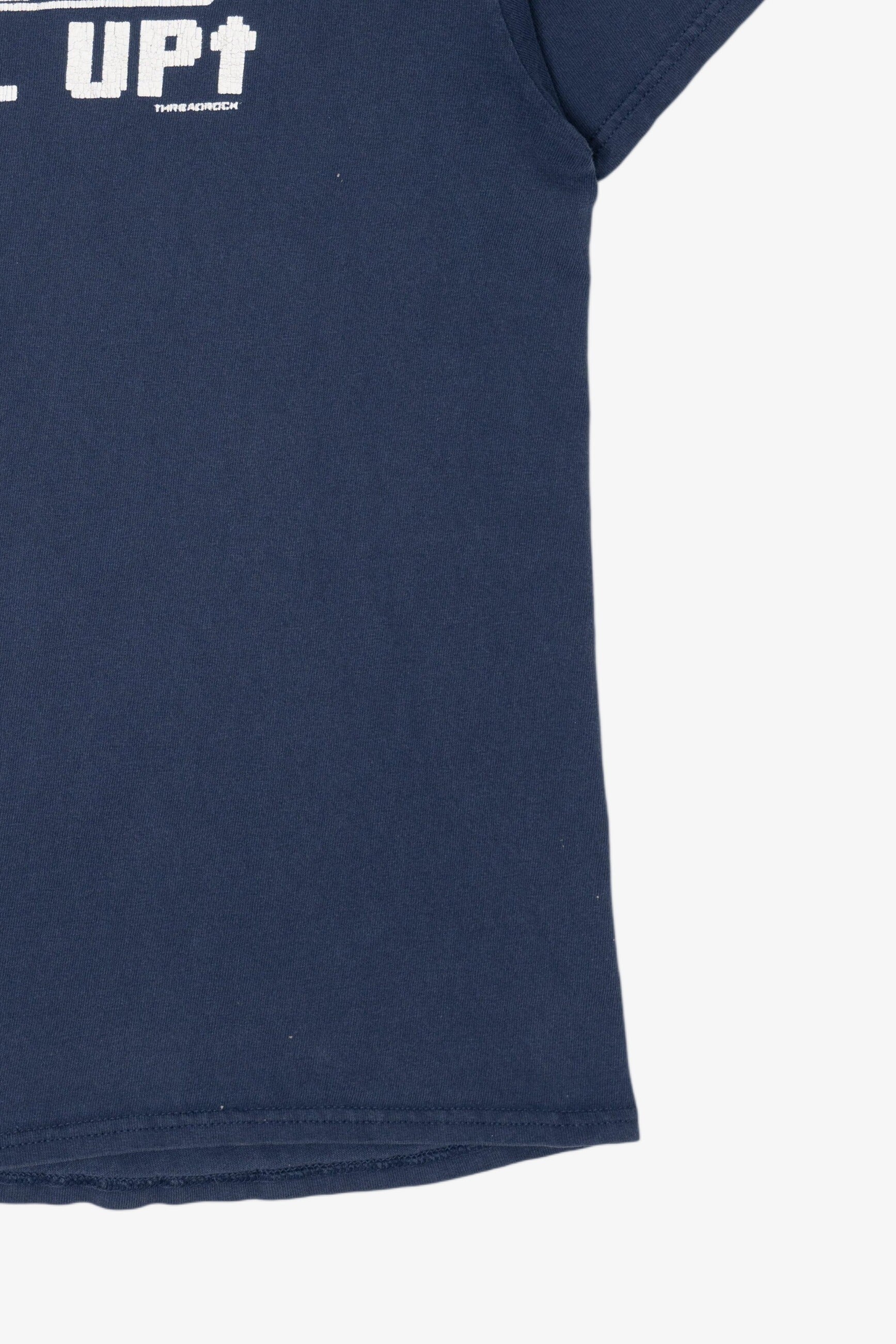 Vintage Navy Blue "I Don't Get Older I Level Up" T-Shirt (2000s)