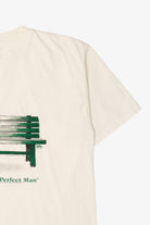 Vintage "Waiting For The Perfect Man" Skeleton Funny T-Shirt (2000s)