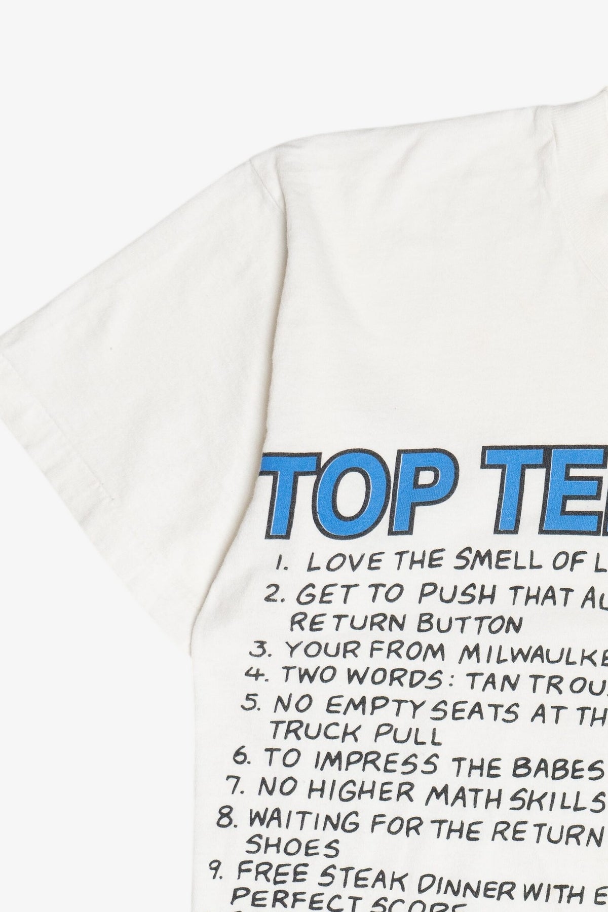 Vintage "Top 10 Reasons To Bowl" Funny T-Shirt (1990s)