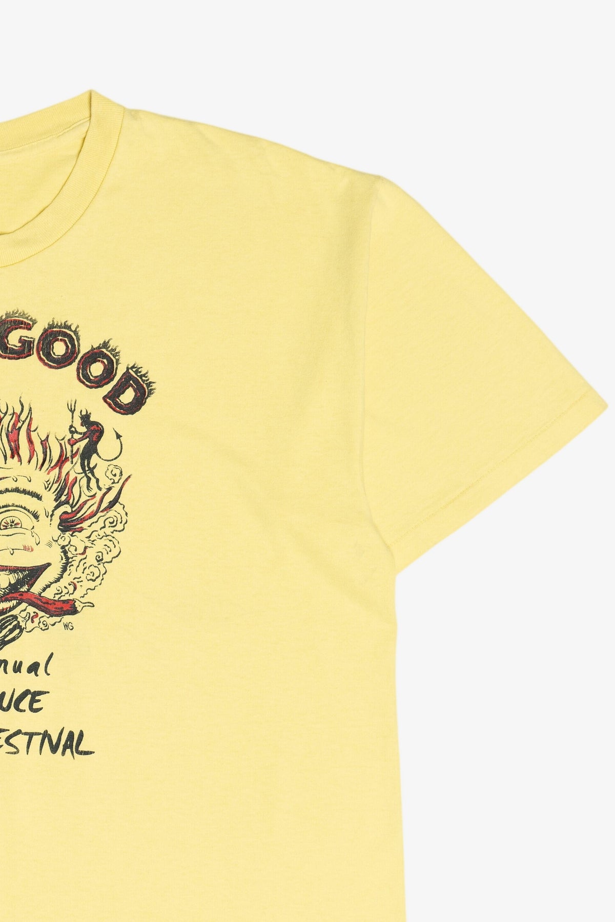 Vintage "Hot Is Good" Hot Sauce Tasting Festival Single Stitch T-Shirt (1990s)